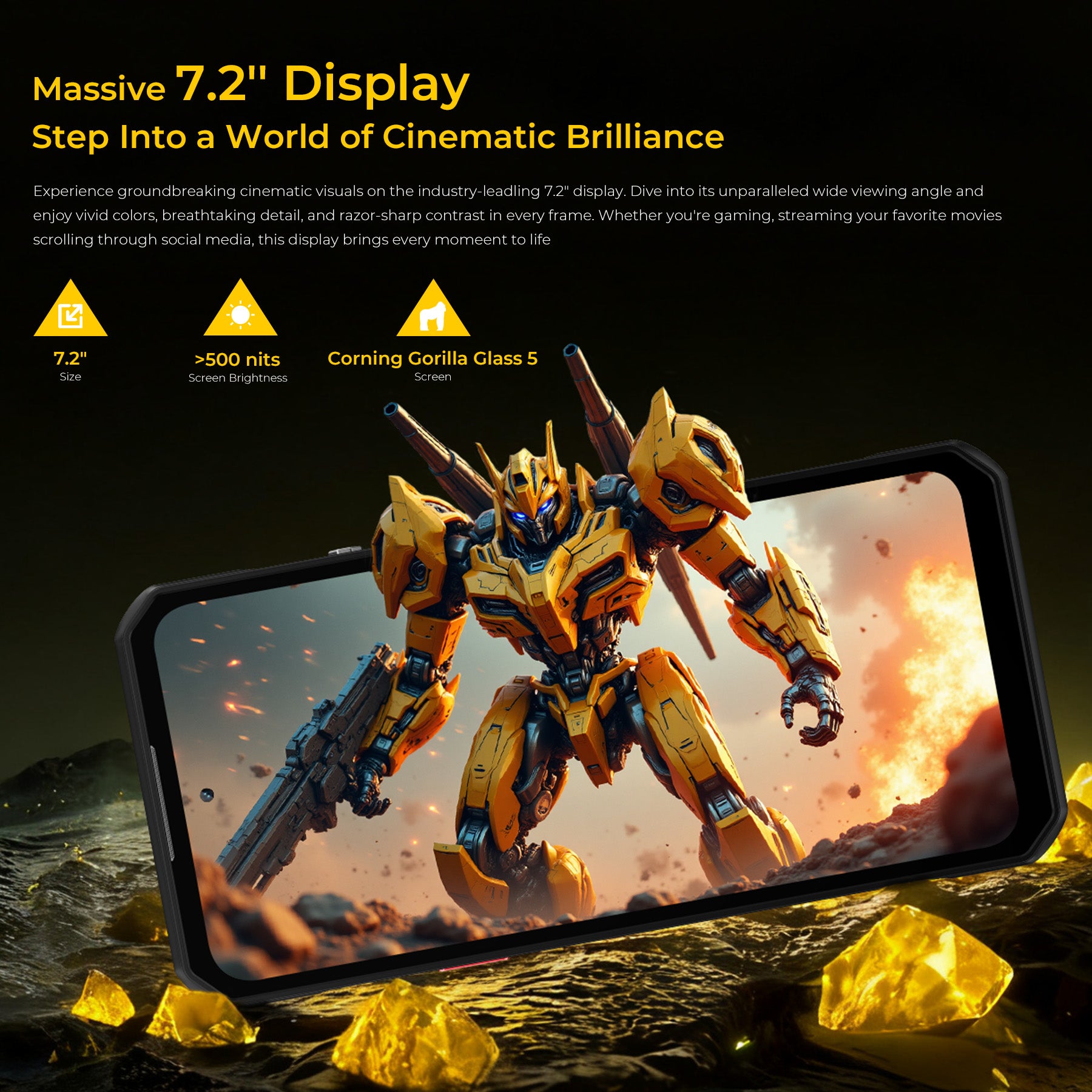 Oukitel WP60 5G 8GB/256GB Plata Rugged - Imagen 3